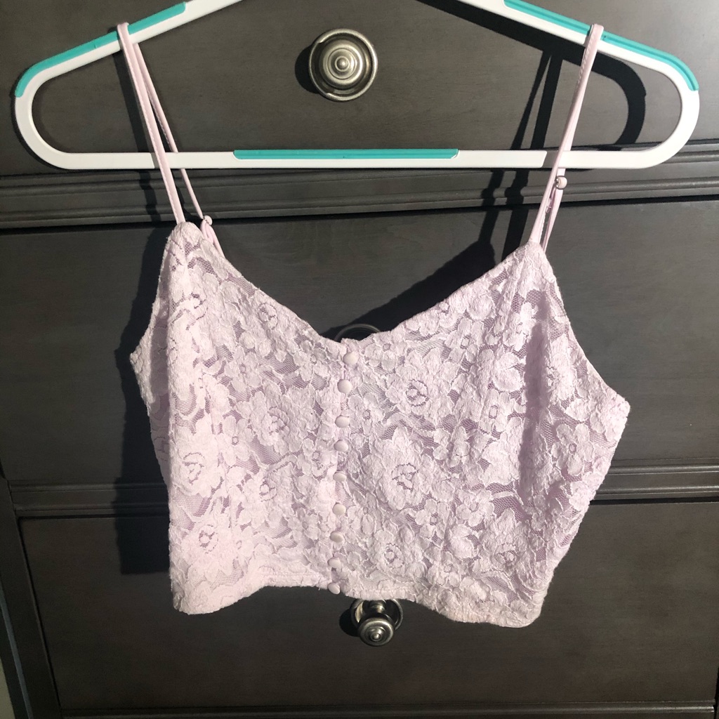 Button Down Lace Cami